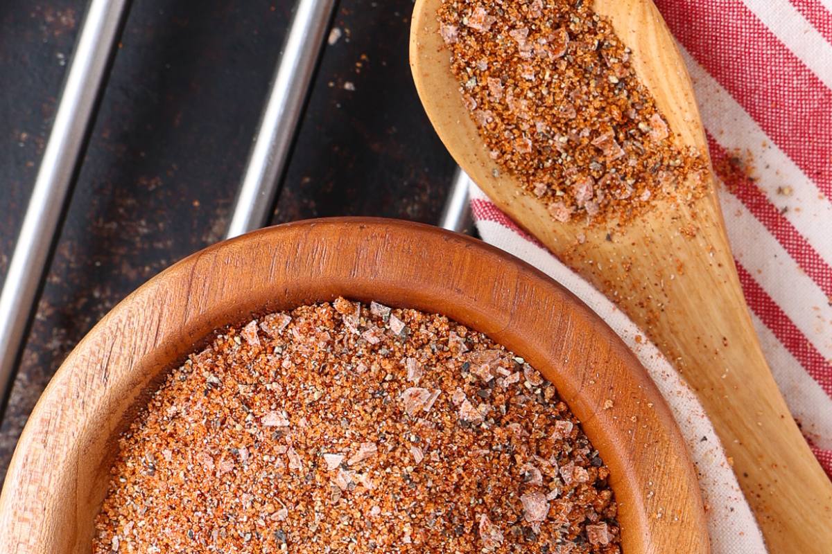 <p>This <strong>Texas BBQ Rub</strong> recipe is an easy way to turn ordinary barbecue into extraordinary!  This classic Texas-style combination of spices, salt, and sugar is a surefire way to make your grilled meats a star.  The rub infuses a sweet, savory flavor and helps form a coveted crunchy crust.  Best of all, it’s easy to make!  This BBQ rub is a great seasoning for all kinds of meats such as briskets, pork ribs, pork butt, beef ribs, chicken, and prime rib.</p> <p>Get The Recipe: <strong><a href="https://intentionalhospitality.com/texas-bbq-rub-recipe/">Bold and Smokey Dry Rub Recipe</a></strong></p>