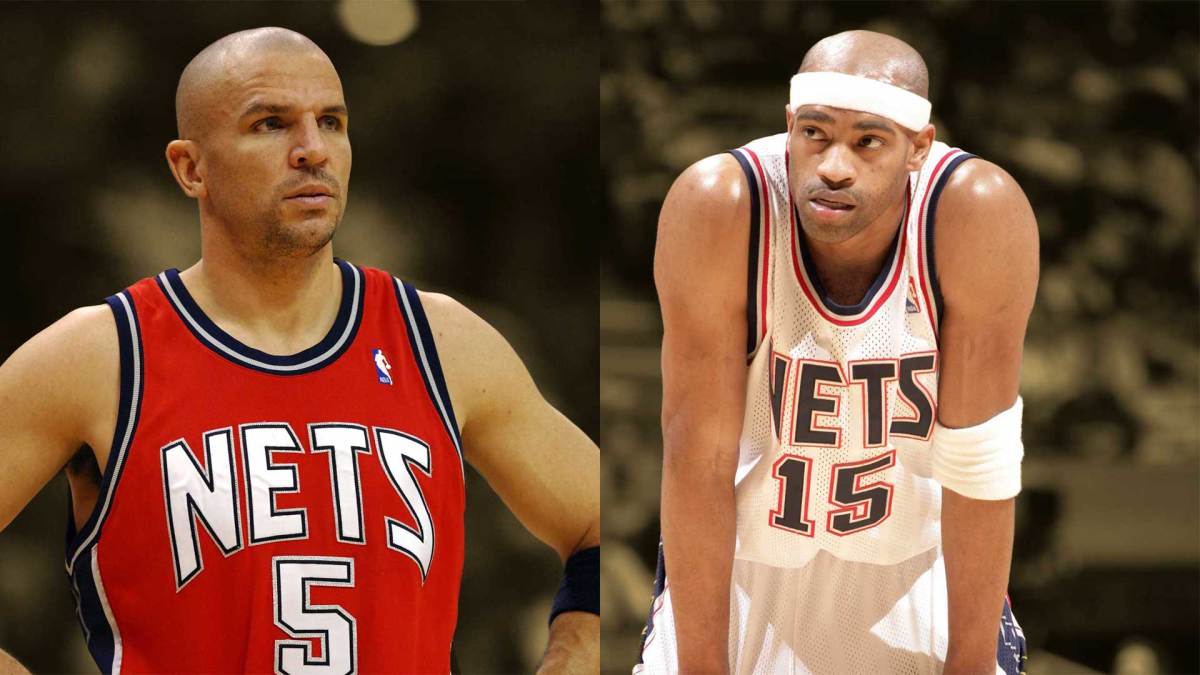 "We got 5 and 15" Jason Kidd congratulates Vince Carter on getting his