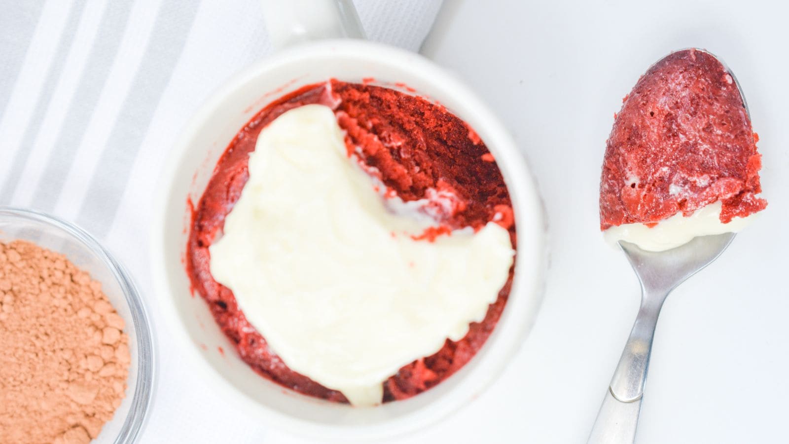 <p>Treat yourself to the rich flavor of red velvet with this single-serving mug cake. With its vibrant color and indulgent taste, it’s the perfect dessert for one person. The simplicity of this recipe makes it a great choice for a quick and easy dessert fix. In just a few minutes, you can have a moist and delicious cake ready to enjoy. Plus, it’s made with basic pantry ingredients, so you can whip it up whenever a craving strikes. Whether you’re celebrating a special occasion or simply treating yourself, this mug cake is sure to hit the spot.<br><strong>Get the Recipe: </strong><a href="https://littlebitrecipes.com/red-velvet-mug-cake/?utm_source=msn&utm_medium=page&utm_campaign=msn">Red Velvet Mug Cake</a></p>