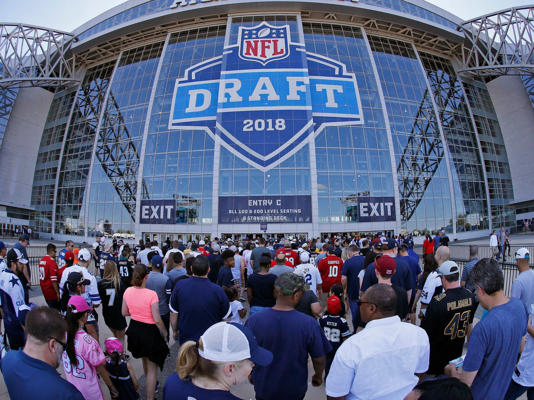 The NFL Draft at AT&T Stadium in Arlington, Texas. Fort Worth Star-Telegram/Getty Images