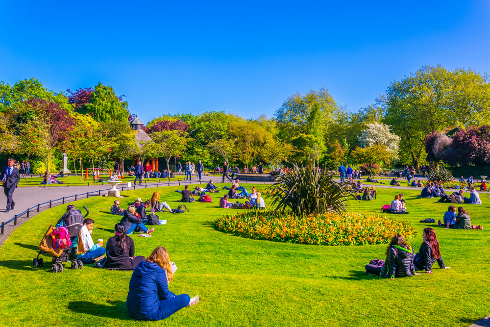 <p>Take a relaxing walk in St Stephen’s Green, a Victorian public park in the center of Dublin. It’s a perfect spot for a picnic or to simply watch the world go by on a sunny afternoon. It is a great place to stretch your legs before your next flight.</p><p><em>Plan on 30 min- and hour</em></p>