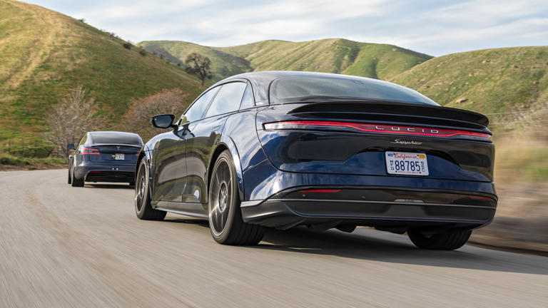Power + Money: 2024 Lucid Air Sapphire vs. Tesla Model S Plaid!