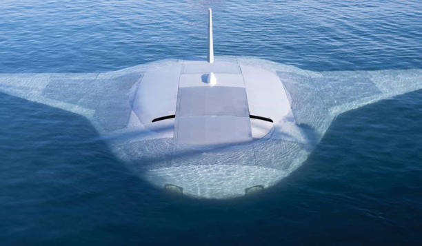 Geheime prototype van de Amerikaanse onderwaterdrone ‘Manta Ray’ onthuld op Google Maps (Instagram / @northropgrumman)