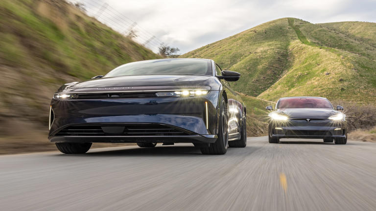 Power + Money: 2024 Lucid Air Sapphire vs. Tesla Model S Plaid!