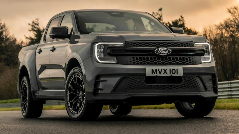 Ford Introduces Bulgy, Factory Ranger Sport Truck Lowered On 21s