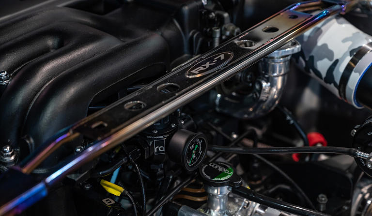 This Stealthy Mazda RX-7 From SEMA 2023 Deserves a Much Closer Look