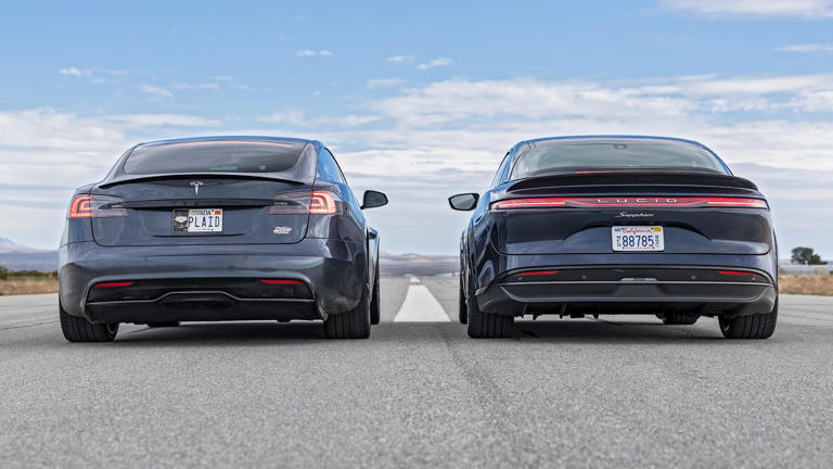 Power + Money: 2024 Lucid Air Sapphire vs. Tesla Model S Plaid!
