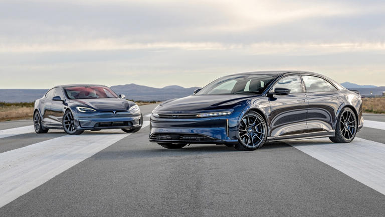 Power + Money: 2024 Lucid Air Sapphire vs. Tesla Model S Plaid!