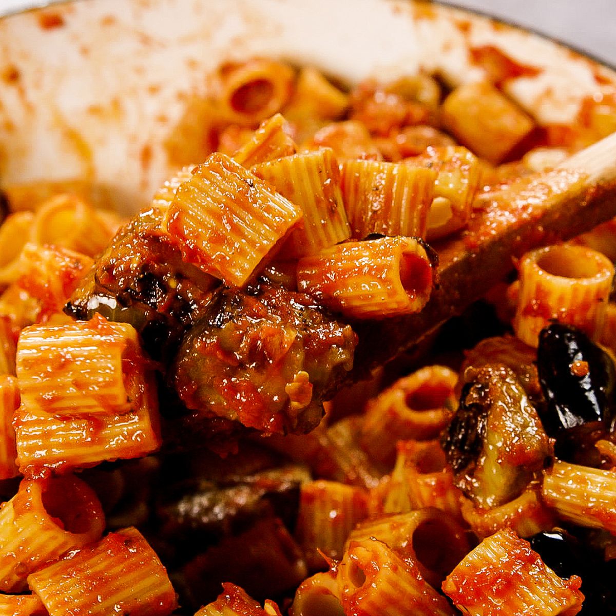 Eggplant Lovers—Pasta Alla Norma Will Be Your New Favorite Pasta Dinner