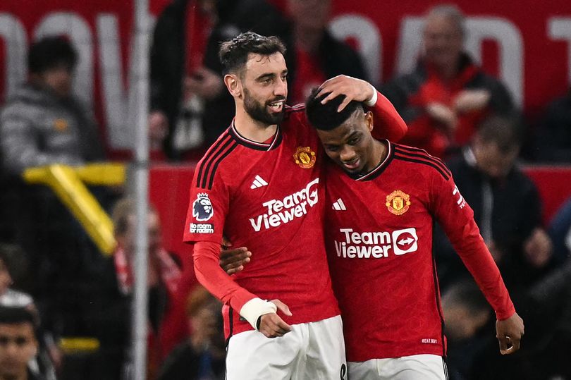 Manchester United Player Ratings As Amad And Bruno Fernandes Excellent ...