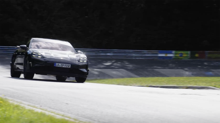Porsche Previews Super Hot Taycan Turbo EV With Tesla-Beating 'Ring Time