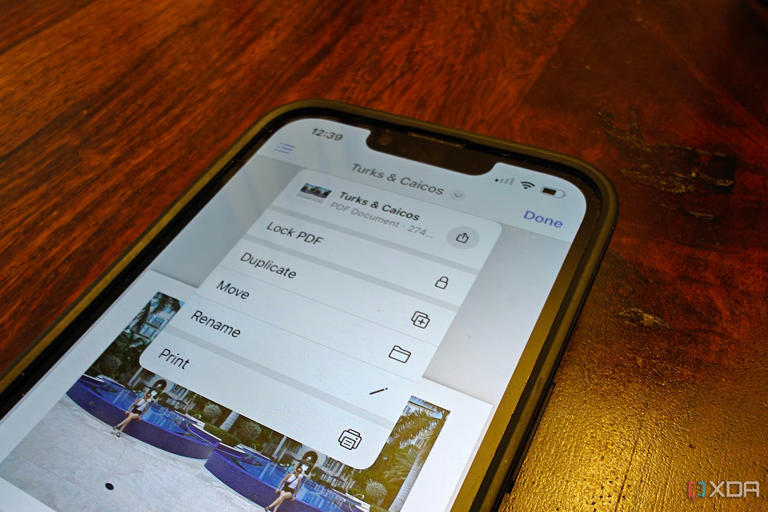 How to convert a picture to a PDF on iPhone
