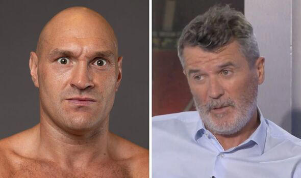 roy keane unhappy with tyson fury as boxer asked man utd question before usyk fight