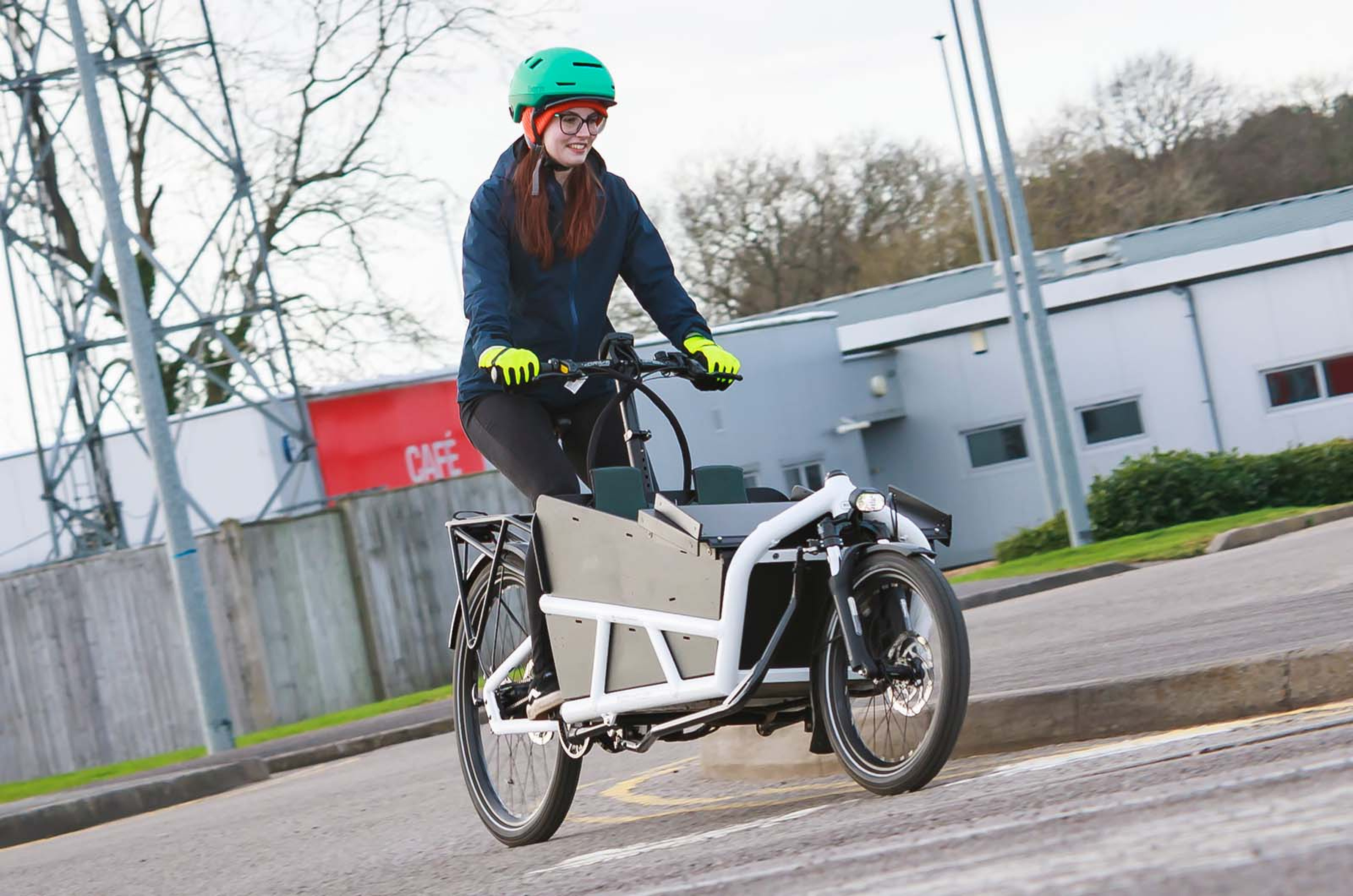 <p>With a super spacious front-loading hopper, the Riese and Müller Load 60 is an expensive electric cargo bike that lives up to its high price tag. The front cargo-carrier can be accessorised to suit your needs, for example, you can buy seats to fit children and covers so they don’t get wet. </p>  <p>And the Bosch motor performs brilliantly, which memes you never have to struggle up hills. </p>