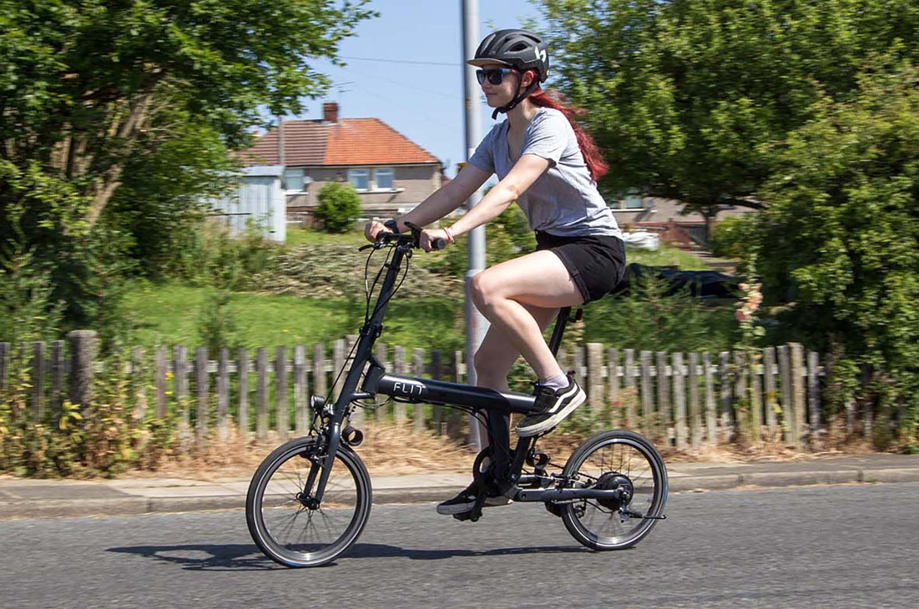 <p>Lightweight, compact and great to ride, the Flit-16 is a solid choice when it comes to electric folding bikes. The Flit uses a punchy Bafang rear battery and motor hub which – despite its single-speed setup – provides more than enough power for steep gradients. </p>  <p>And because it tips the scales at just 15kg, it's easy to fold and compact enough to fit inside the boot of your car. Depending on the type of riding, the Flit has a range of up to 31 miles. </p>