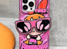Jerisln for iPhone 15 Pro Cartoon Case with Grip Holder Sunglasses Shape Stand Cute Laser Bling Glitter Clear Translucent Card Soft Shockproof Phone Cover for iPhone 15 Pro 6.1 Inch (Pink), Now 93.01% Off<br><br>