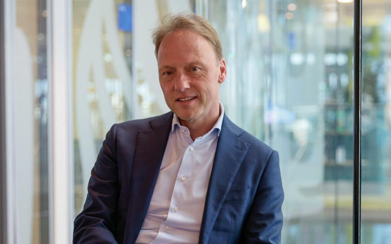 Unilever boss Hein Schumacher previously said continuing operations in Russia represented the company's 'least bad option' - Vivian Wan/Bloomberg