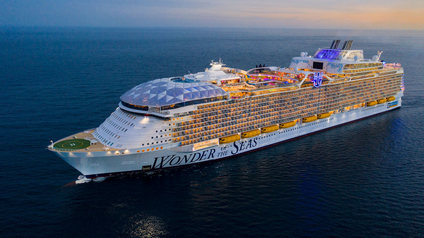 <a href="https://www.travelpulse.com/gallery/cruise/photo-tour-through-royal-caribbeans-wonder-of-the-seas-the-worlds-new-largest-cruise-ship" title="Debuting in 2022">Debuting in 2022</a>, Wonder of the Seas wowed travelers with a length of more than 1,187 feet. Its 2,867 staterooms are still the most of any ship currently sailing. Families looking to experience the ship can sail a variety of Caribbean itineraries from Florida's Space Coast.