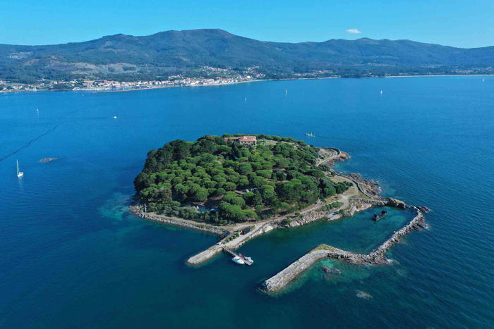 you can rent this gorgeous private island off the coast of spain — and it comes with a private chef, massage room, and panoramic sea views
