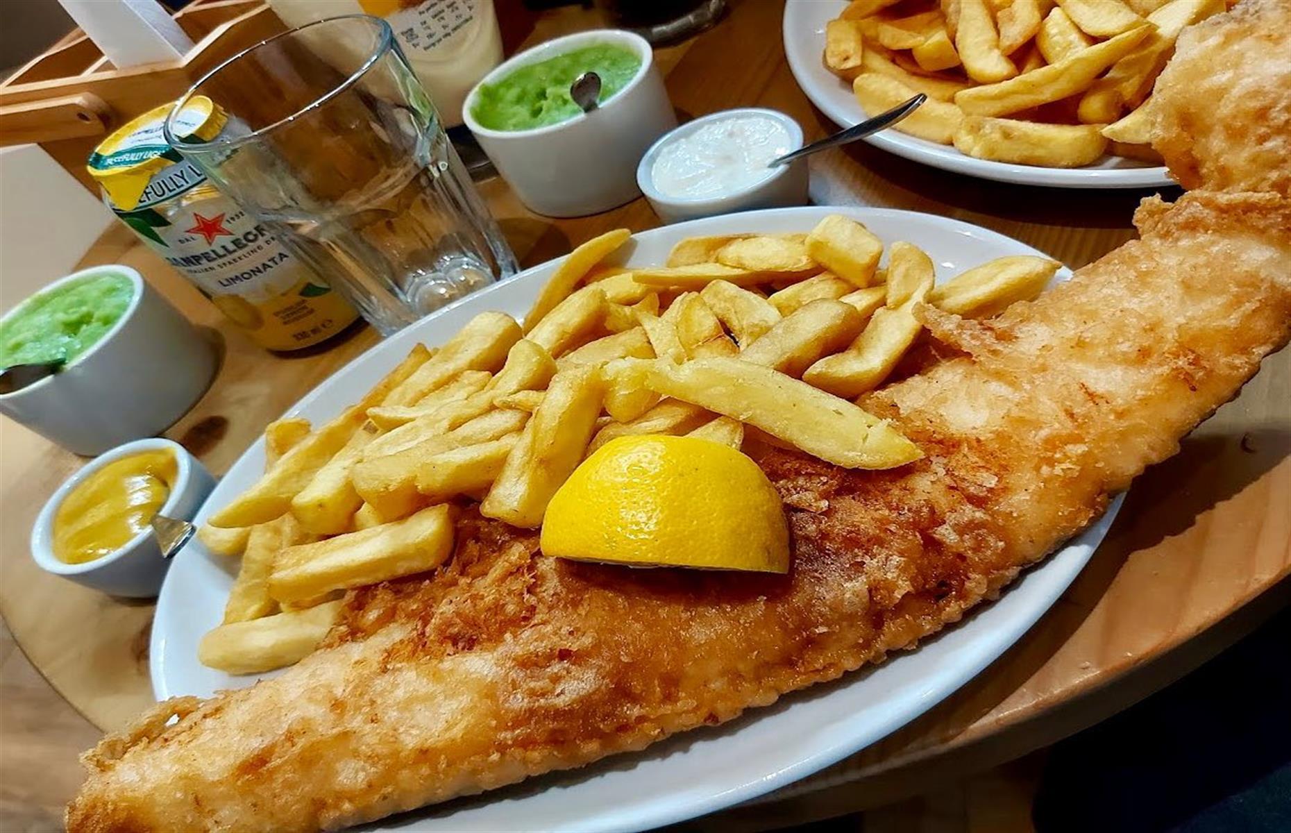 We've tracked down the best fish and chip shops for football fans