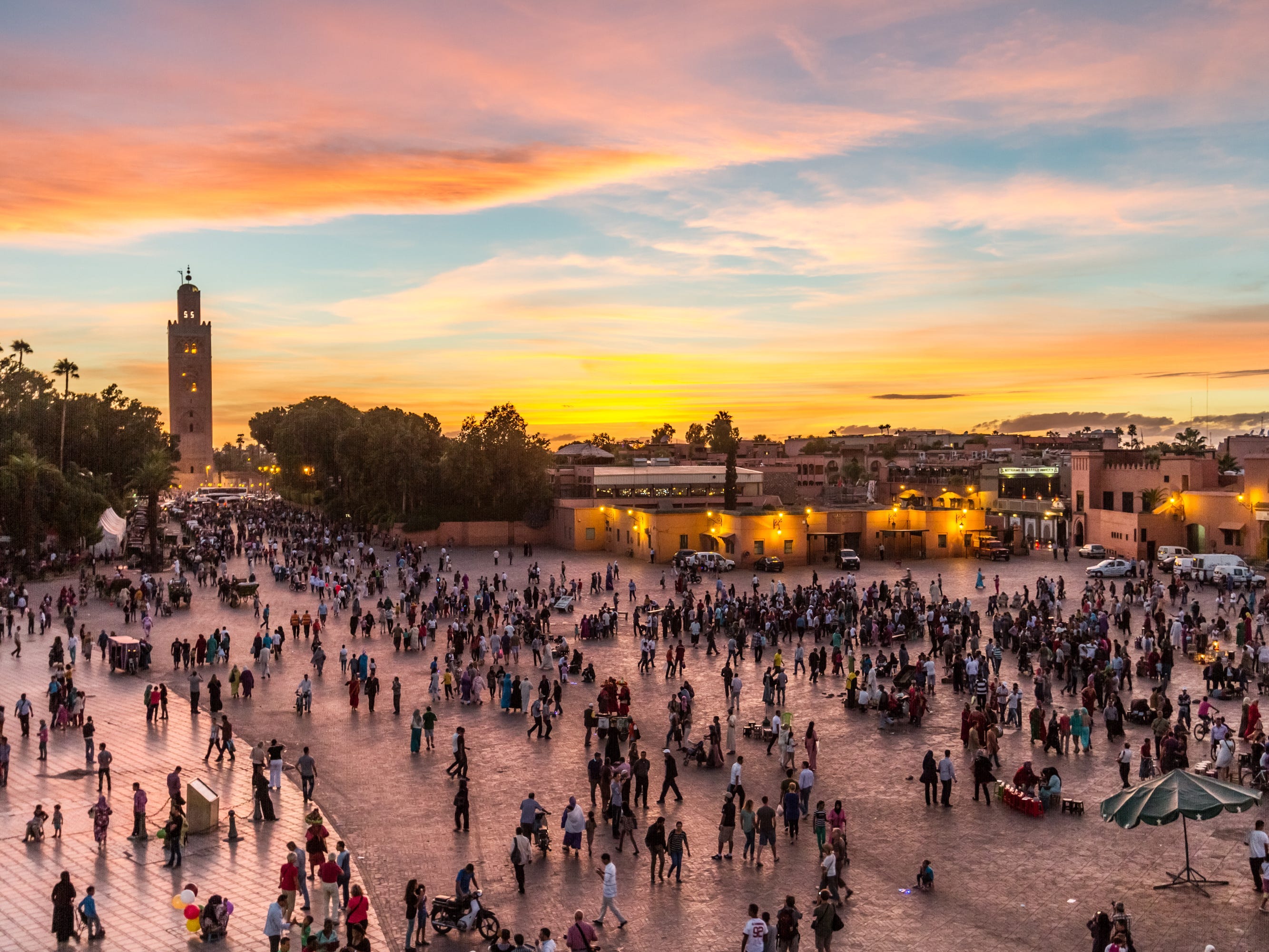 <p>My husband and I traveled to Morocco with his parents in 2013. Arriving in Marrakesh was a real culture shock for his folks, who were from country Victoria in Australia.</p><p>There was so much to see, from the snake charmers in Jemaa el-Fnaa Square to the donkeys cruising up and down streets.</p><p>The highlight of our trip was a tour of a Berber camp in the Sahara Desert, complete with a camel trek. We ate chicken tagine under the stars and chatted with our host about life in the desert. It was a once-in-a-lifetime experience I'll never forget.</p>