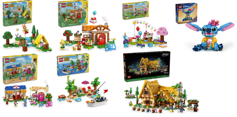 Yesterday, LEGO released several new sets, including Animal Crossing, Snow White’s Cottage, and a new Stitch set. While some of these are on backorder on the LEGO site, you can get them now on Amazon.  Let’s take a look! Nook’s Cranny & Rosie’s House # 77050 – $74.99 This set contains 535 pieces LEGO available […]