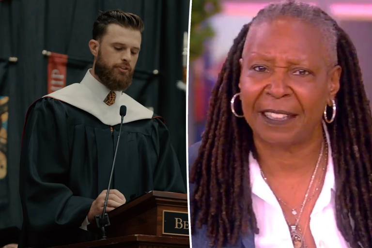 Whoopi Goldberg defends Harrison Butker’s controversial speech: ‘I’m standing up for him’