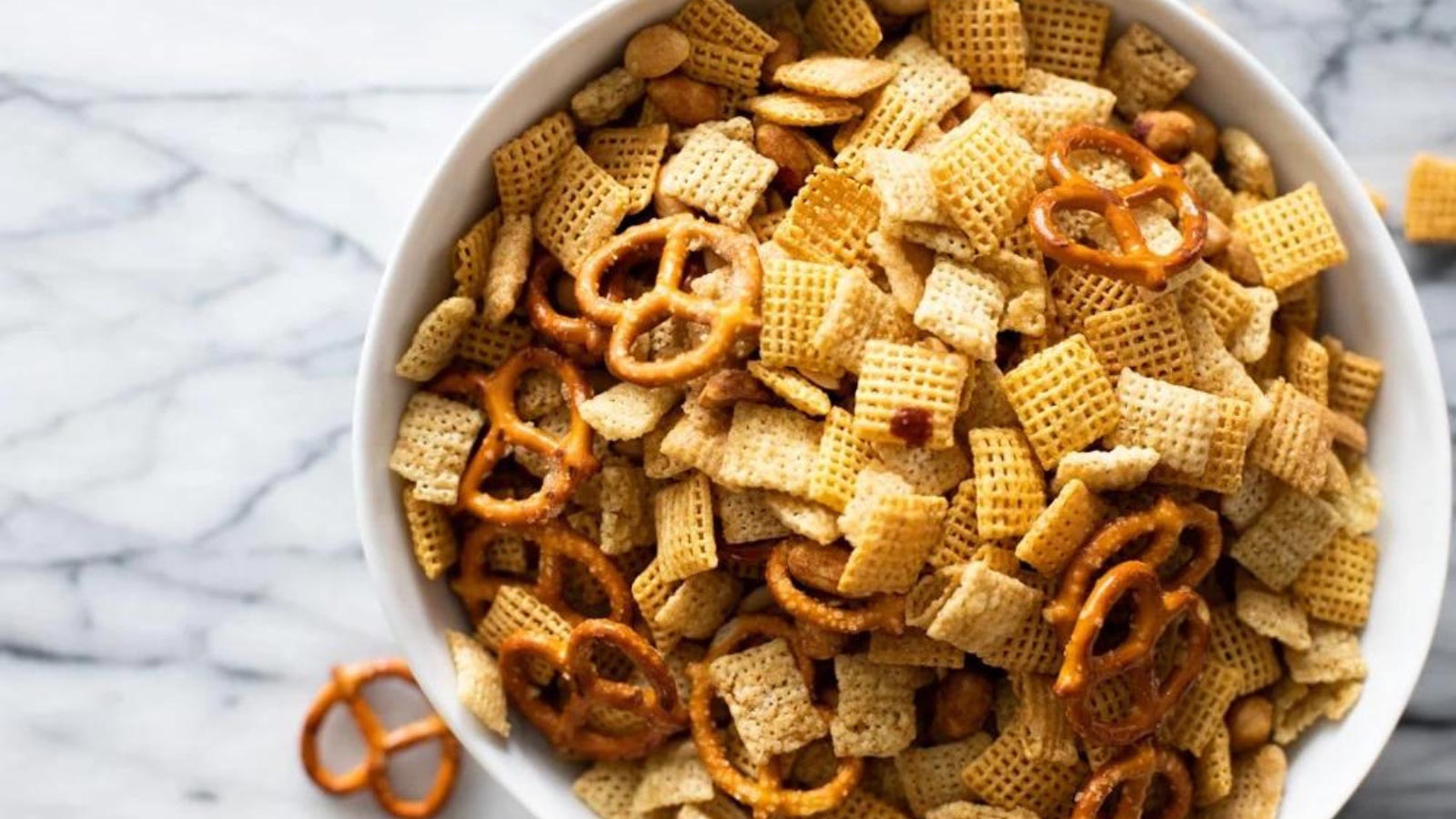 <p>This <a href="https://myeverydaytable.com/irresistible-sweet-and-salty-chex-mix-recipe/" rel="external noopener noreferrer" title=" External link. Opens in a new tab.">irresistible sweet and salty Chex mix</a> hits all of the flavors that you are looking for when you want a tasty snack. It’s SO easy to make, be warned, it IS irresistible. You only need 8 simple ingredients, and you can customize it any way you want to suit your tastes. </p>