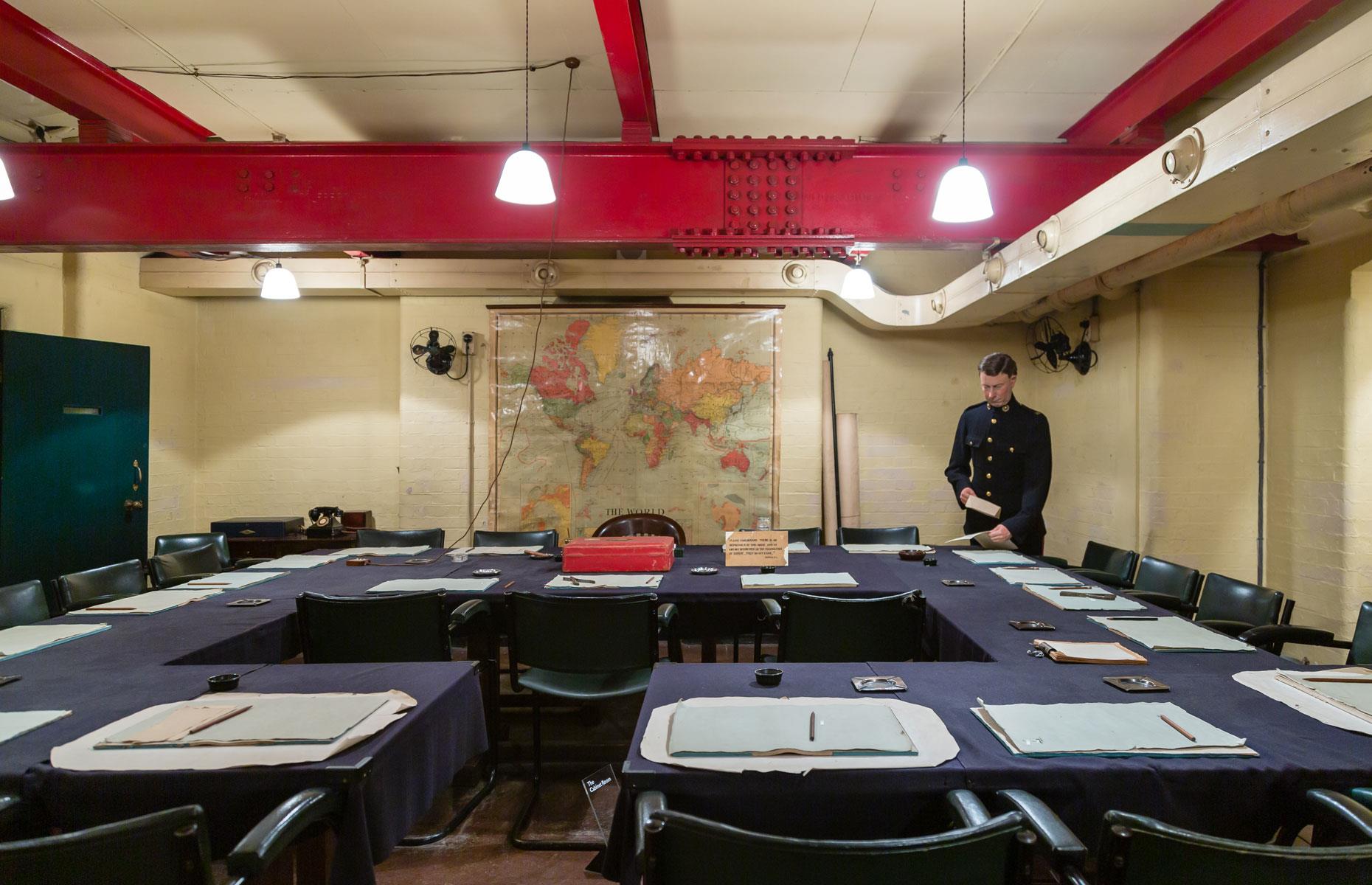 <p>The complex has been preserved since the end of its use, following the cessation of Germany's bombing raids on London in 1945.</p>  <p>Upon entering the Cabinet Room, the cigar-smoking Allied leader declared: “This is the room from which I will direct the war.” And he wasn't wrong. Churchill's War Cabinet met there a total of 115 times to discuss everything from the Dunkirk evacuations to the Pearl Harbor attacks, with the space most frequented during the Blitz and V-1 flying bomb attacks.</p>