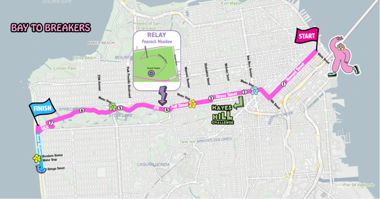 Bay to Breakers 2024: Street closures, special Muni and BART service in SF