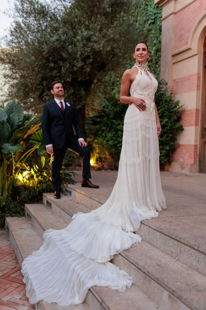 exclusive: iris van herpen unveils the world's first 3d-printed wedding dress