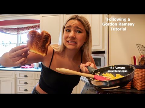 I followed a Gordon Ramsay cooking tutorial and tried to survive it