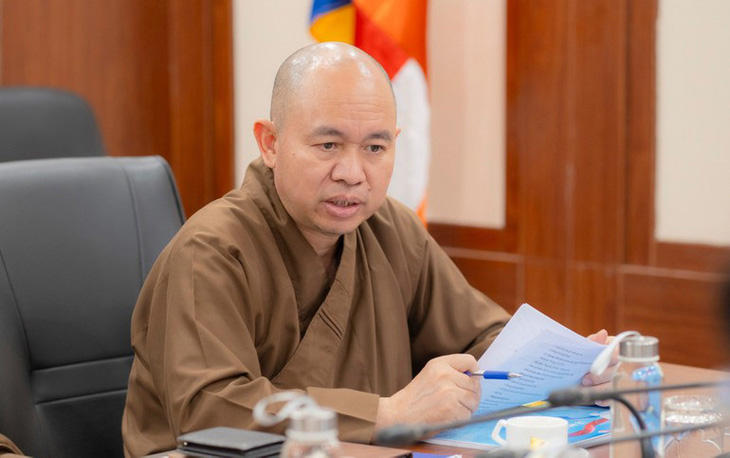 Thượng tọa Thích Đức Thiện, phó chủ tịch kiêm tổng thư ký Hội đồng Trị sự Giáo hội Phật giáo Việt Nam
