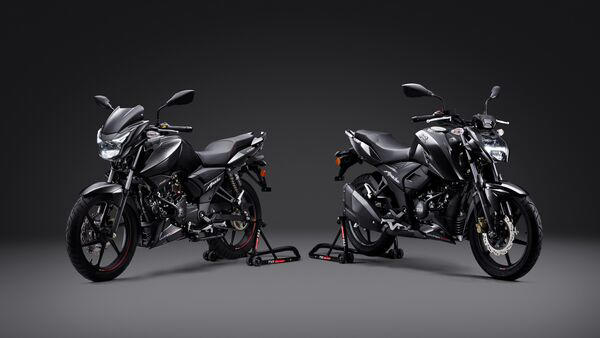 tvs apache rtr 160 & apache rtr 160 4v black edition launched in india