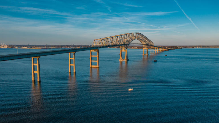 Francis Scott Key Bridge in Baltimore, Maryland