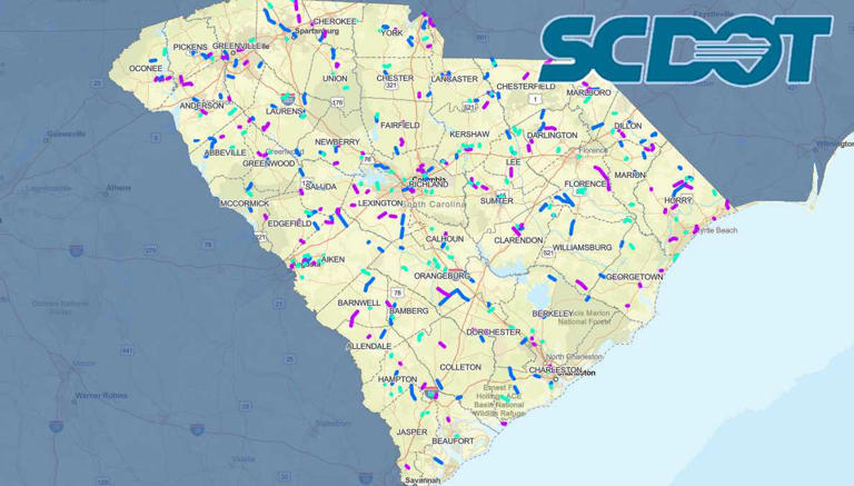 Major roads set for repaving in Upstate; Full SCDOT list of all ...