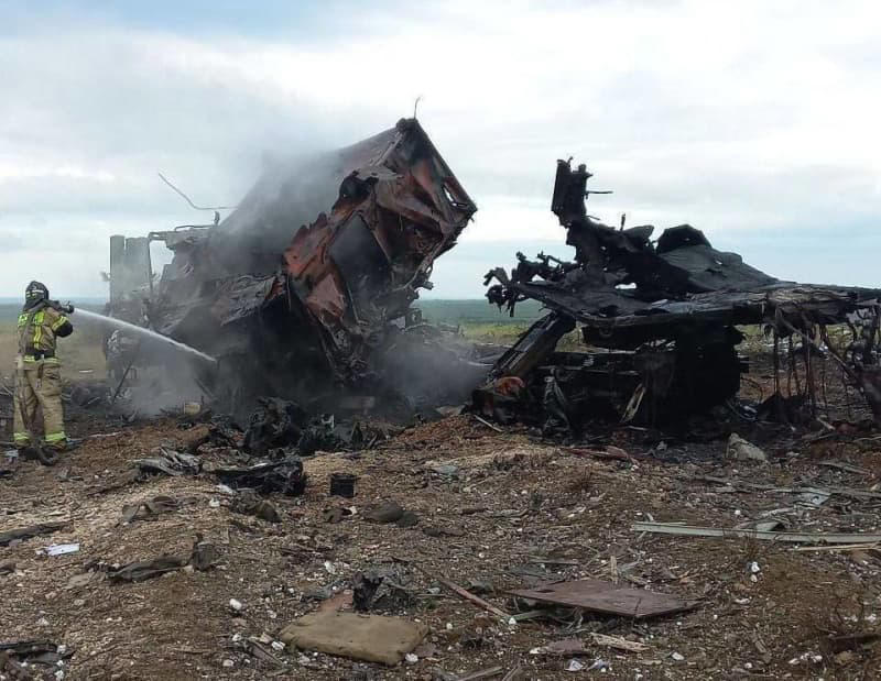 strike on belbek airfield in crimea: satellite photos reveal aftermath