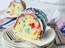 Try a Red White and Blue Bundt Cake for Memorial Day!<br><br>