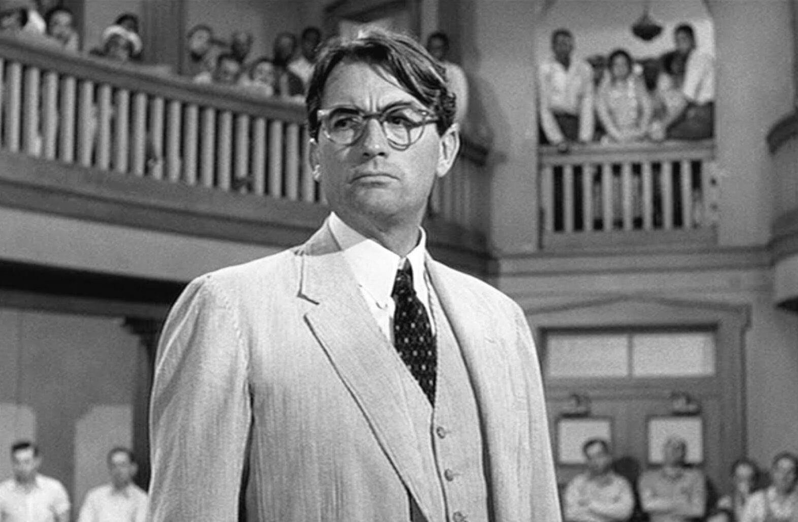 <ul> <li><strong>Speech topic:</strong> Believing Tom Robinson</li> <li><strong>Delivered by:</strong> Atticus Finch, played by Gregory Peck</li> </ul> <p>This Oscar-winning adaptation of Harper Lee's timeless novel tells the story of Southern Black man Tom Robinson who stands falsely accused of rape. Defense attorney Atticus Finch draws attention to the country's moral values and its racial biases alike in his closing argument. "In the name of God, believe Tom Robinson" are his final words.</p>