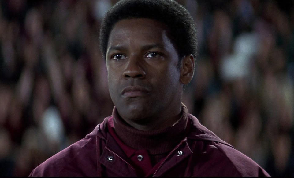 <ul> <li><strong>Speech topic:</strong> Urging high school football players to fight for each other</li> <li><strong>Delivered by:</strong> Coach Boone, played by Denzel Washington</li> </ul> <p>This sports drama is based on a real-life story about a racially integrated high school football team. To bridge the divide, Coach Boone takes them to the site where the Battle of Gettysburg was once fought. "If we don't come together, right now, on this hallowed ground, we too will be destroyed – just like they were," he tells the team.</p>