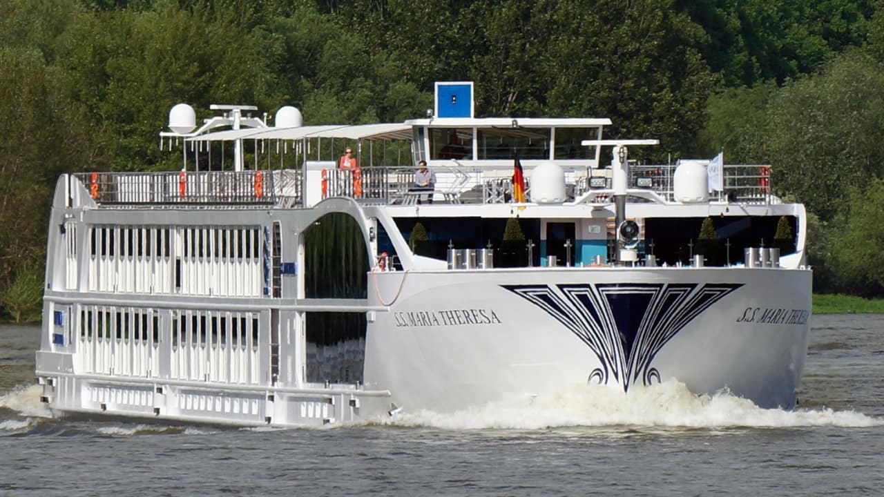 <p>River cruises are a wonderful experience and offer some of the most luxurious cruises in the world. One such cruise is the S.S. Maria Theresa by Uniworld. This European river cruise is about 443 feet long and only welcomes 150 guests.</p><p>The inside of the ship is breathtaking, filled with 18th-century decor. This river cruise starts at around $2,500 but can easily reach over $10,000 a person.</p>
