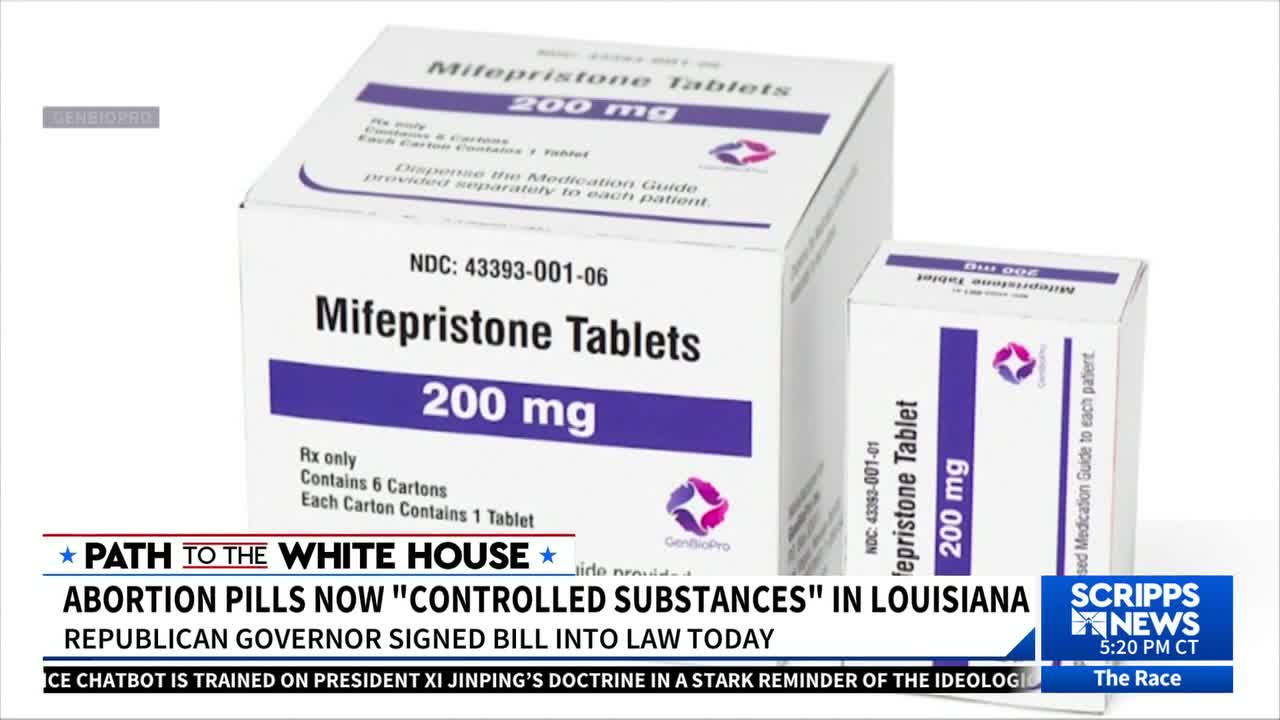 Louisiana Governor Signs Bill Making Abortion Drugs Controlled ...