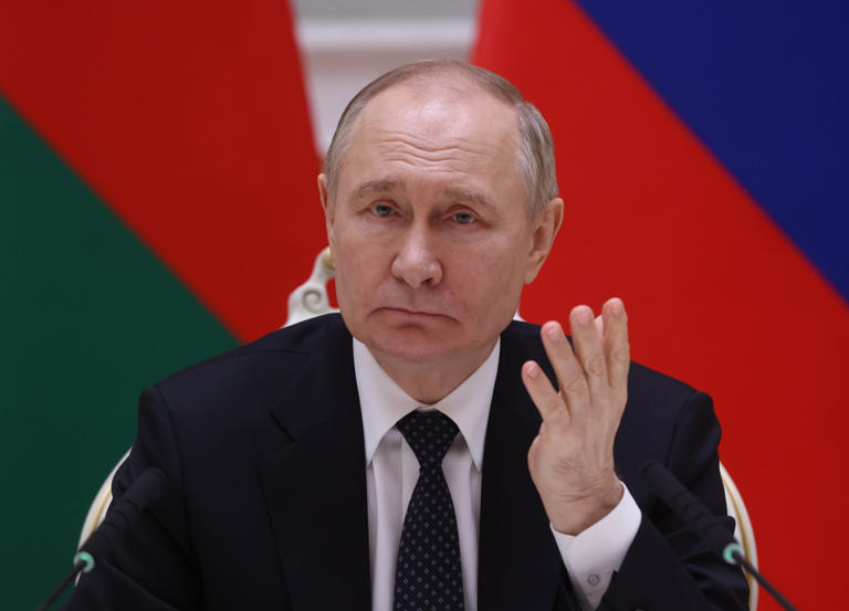 Putin has questioned Zelensky’s legitimacy (Picture: Getty)