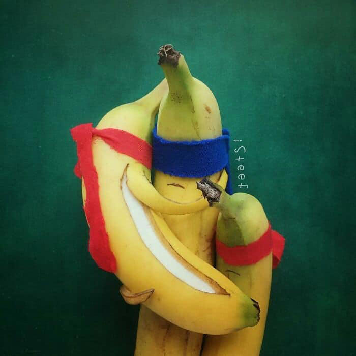 Artist Stephan Brusche Turns Bananas Into Incredible Pop Culture Art