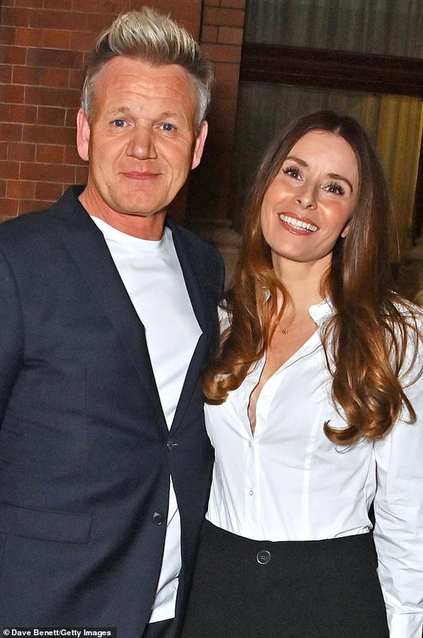 Gordon Ramsay (pictured with wife Tana) has won approval for security gates at his London mansion 
