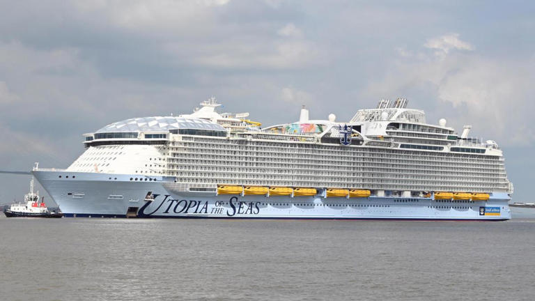 Royal Caribbean's Utopia of the Seas is at sea. Lead DBK