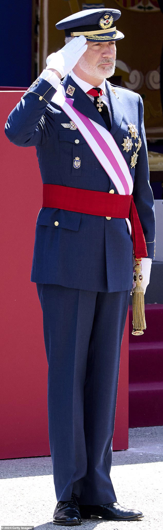 Queen Letizia and King Felipe mark Spain's National Armed Forces Day