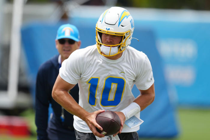 chargers news: justin herbert embraces new wide receiver corps