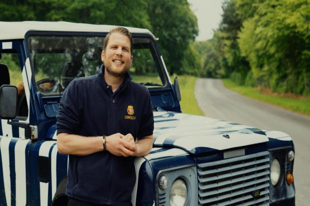 Longleat keeper Caleb Hall is taking on a fundraising challenge in Africa next month (Image: Longleat Safari Park)