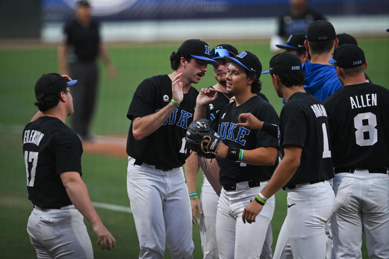 Duke baseball vs. Miami at the 2024 ACC Tournament in Charlotte